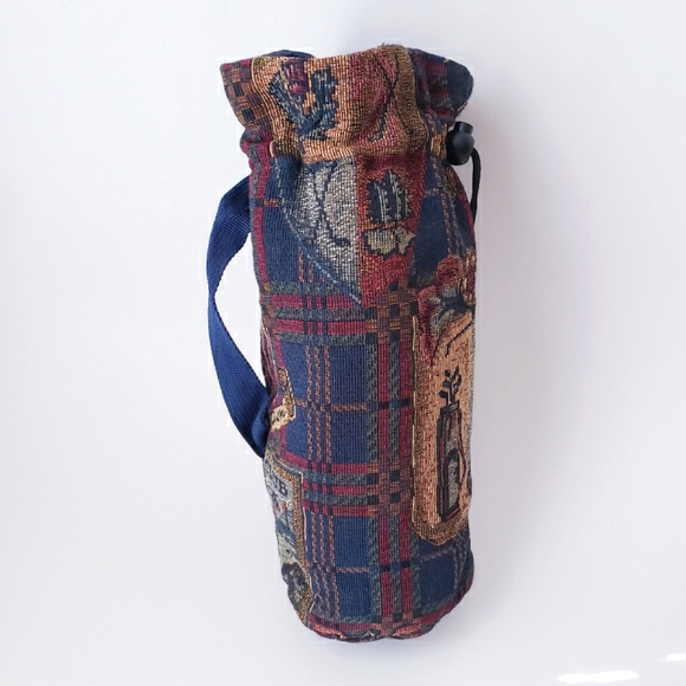 Vintage Tapestry Wine Bottle Holder